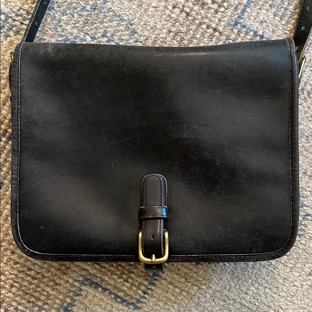 Vintage Coach Saddle Pouch Large, No. 9585